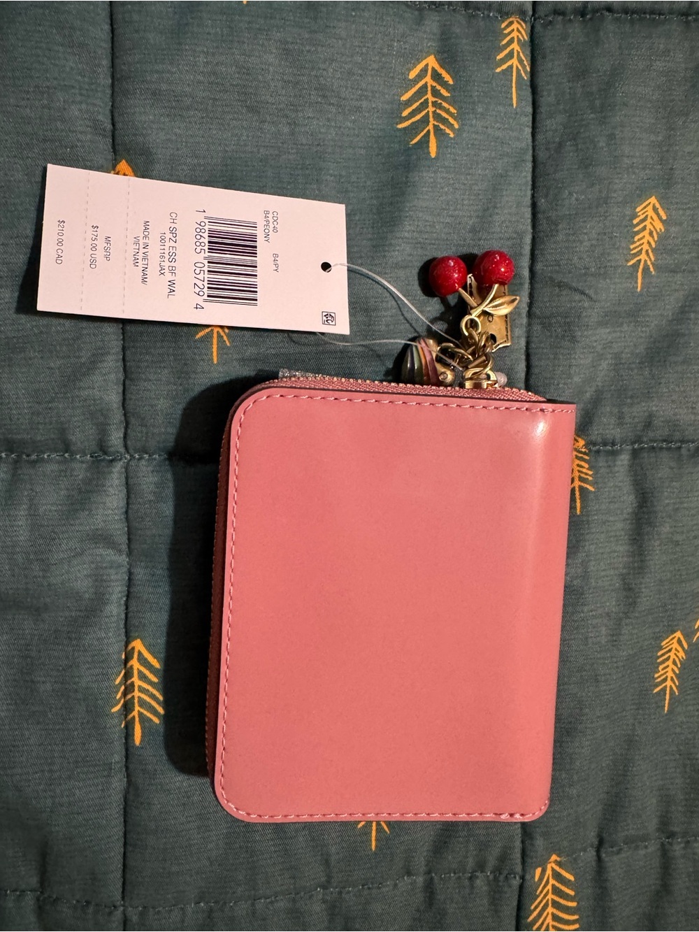 Coach Essential Billfold wallet in Peony - Picture 5 of 8